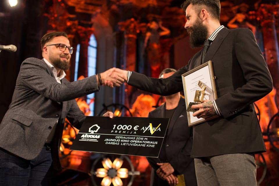 Jaunajam kino operatoriui Jevgenij Tichonov &#8211;  AVAKA įteikta skatinamoji premija
