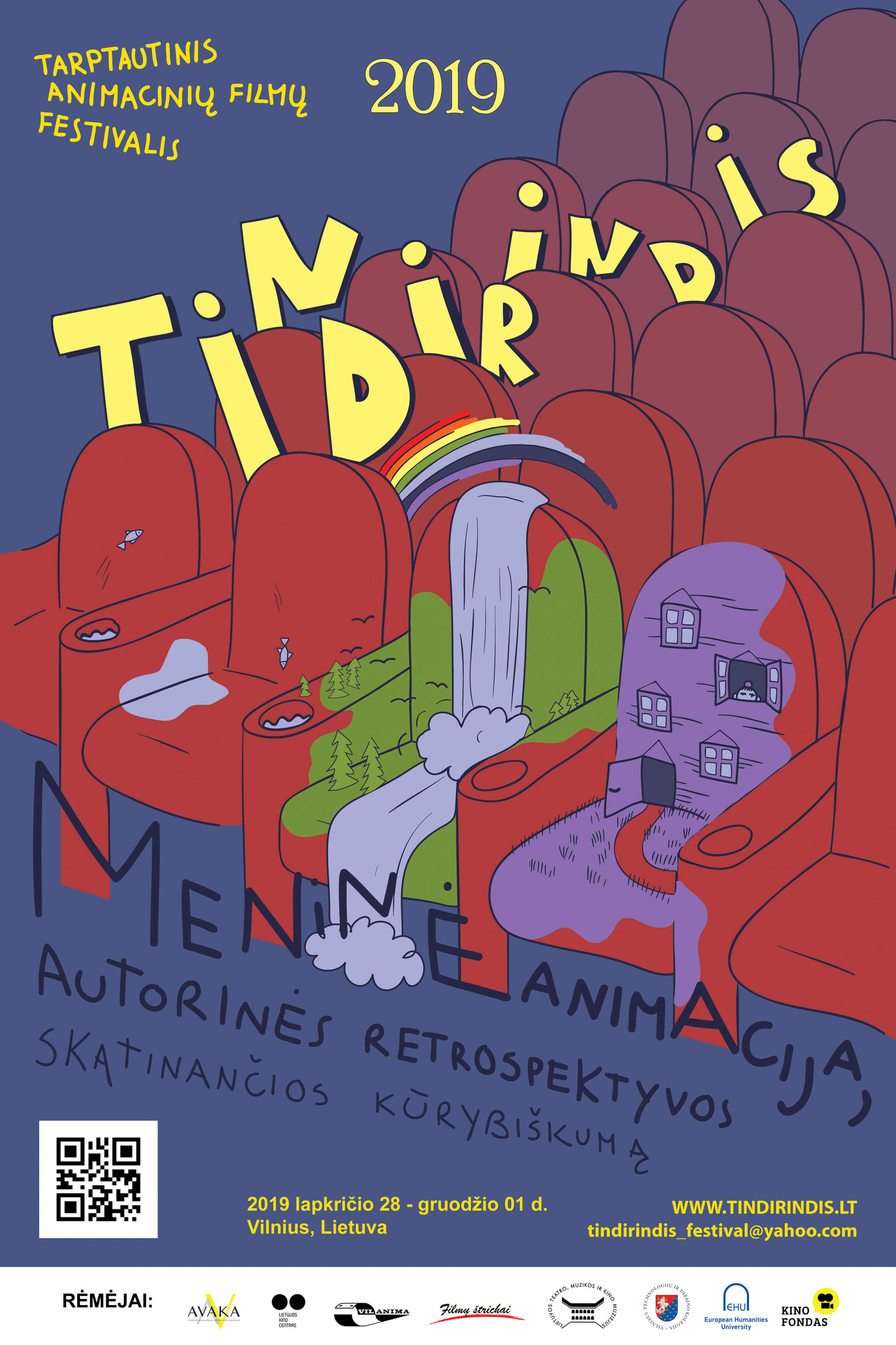 KVIETIMAS DALYVAUTI ANIMACINIŲ FILMŲ FESTIVALIO „TINDIRINDIS“ KONKURSINĖJE PROGRAMOJE