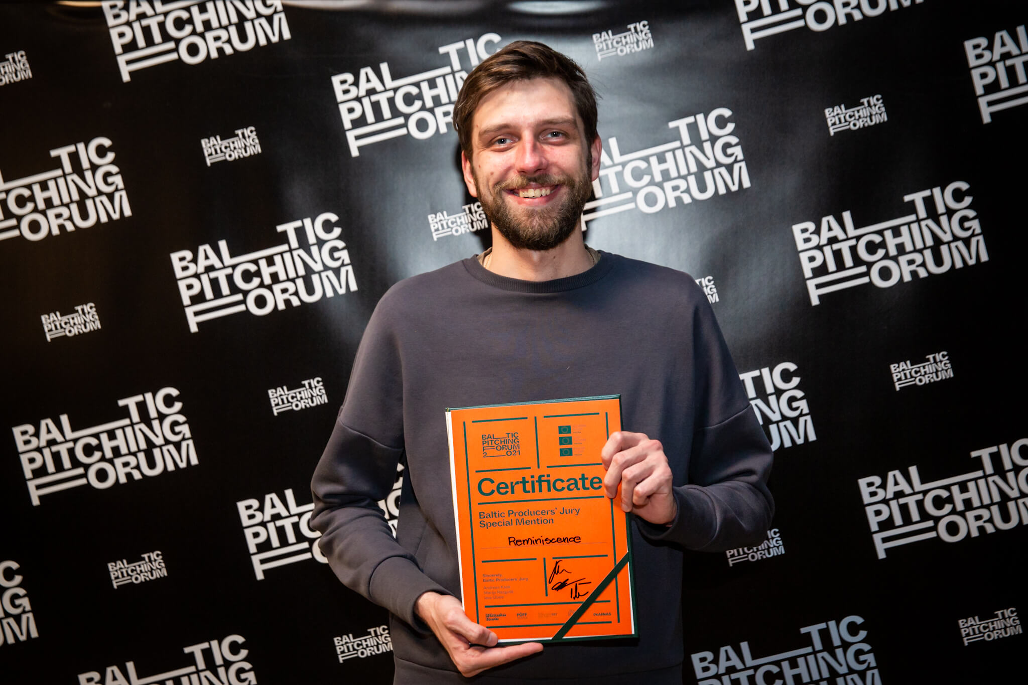 Šiuo metu vykstančiame „Baltic Pitching Forum 2021“ tarptautinė ekspertų komisija apdovanojo geriausius vystomų filmų projektus