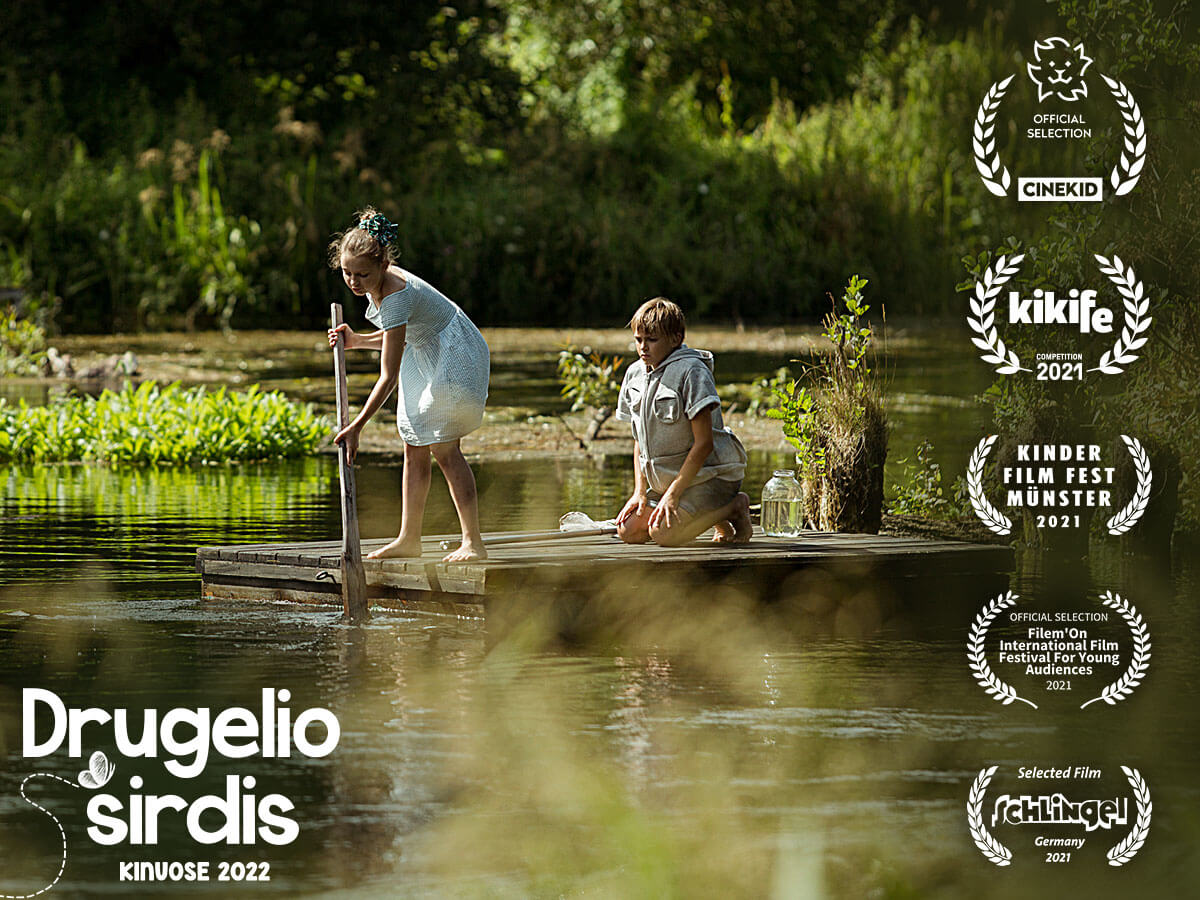 „Drugelio širdis“  &#8211; didžiuosiuose vaikų filmų festivaliuose Nyderlanduose, Belgijoje ir Vokietijoje