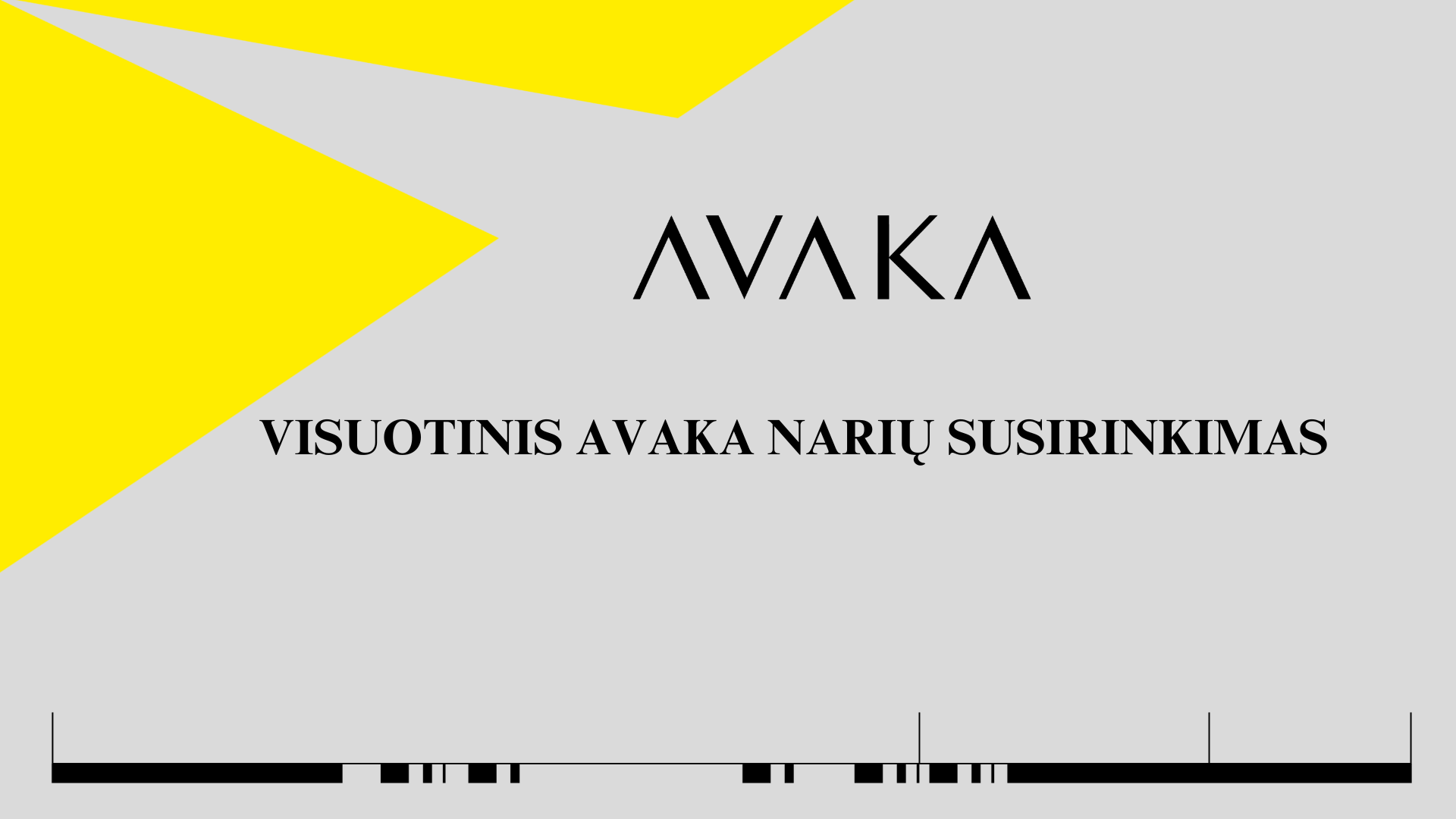 Pakartotinis visuotinis AVAKA narių susirinkimas